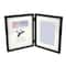 Simply Essentials™ 5" x 7" Black Hinged Frame with Mat by Studio Décor®